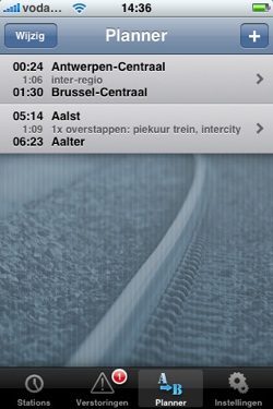 trein belgie