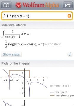 wolfram alpha iphone