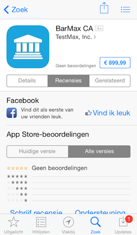 Duurste app in de App Store