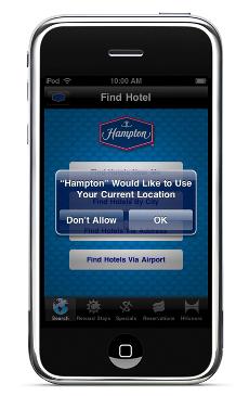 Hampton iPhone app