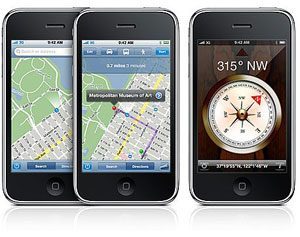 iphone kompas map