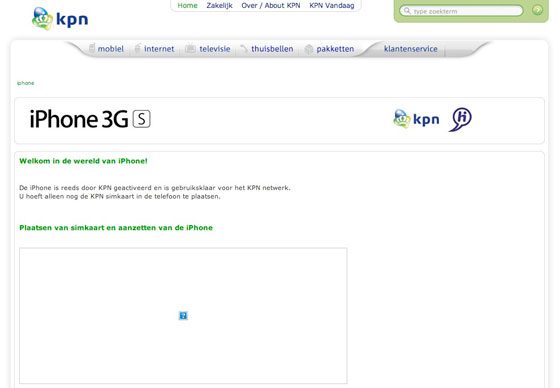 kpn iphone 3gs