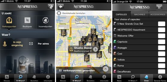 nespresso iphone