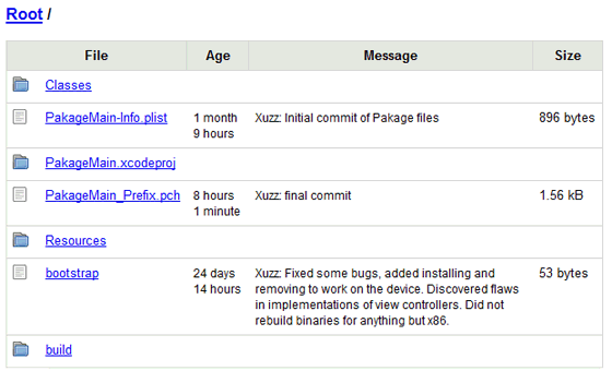 Pakage broncode