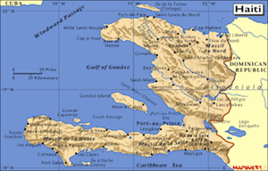 Haiti kaart