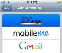 exchange gmail