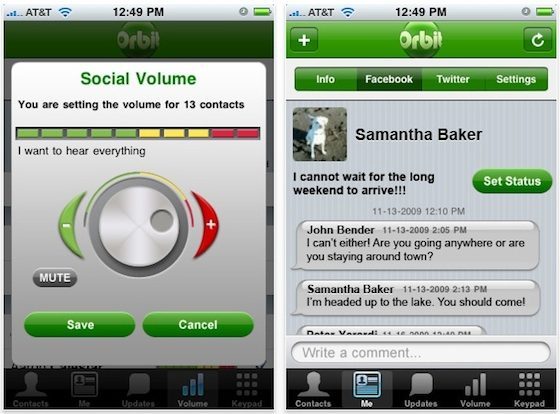 orbit social iphone