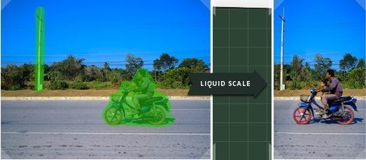Liquid Scale Content Aware Image Resizing