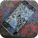 cracked iphone