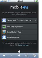 mobileme iphone