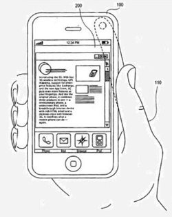 patent camera vinger beweging