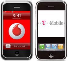 vodafone t-mobile iphone