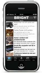 Preview Bright 1.1 op de iPhone