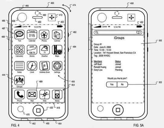 igroups patent apple