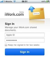 iwork iphone