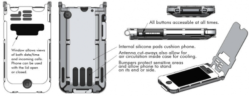 stainless steel iphone case