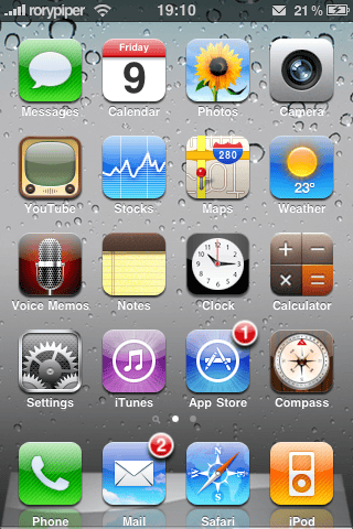 iPhone OS 4.0 thema in Cydia