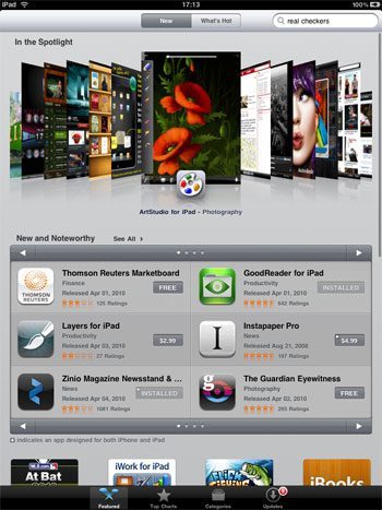 ipad app store