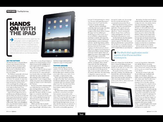 ipad magazine