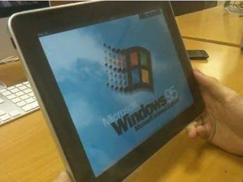 Windows 95 op de iPad