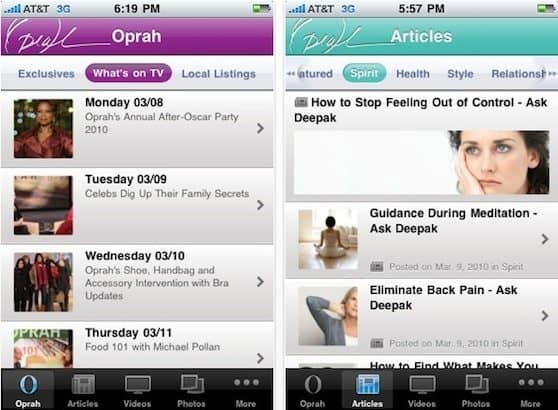 oprah iphone