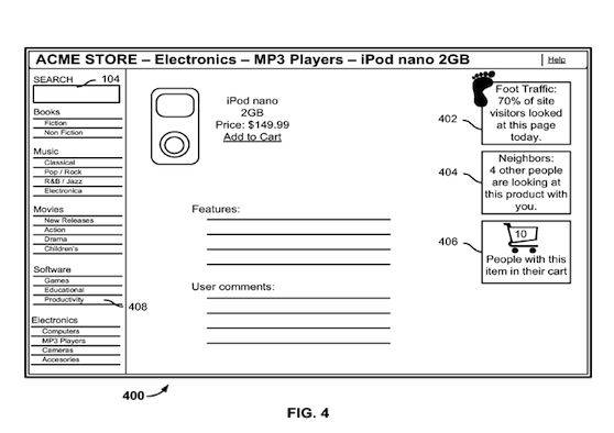 Patent - Online store met sociaal element