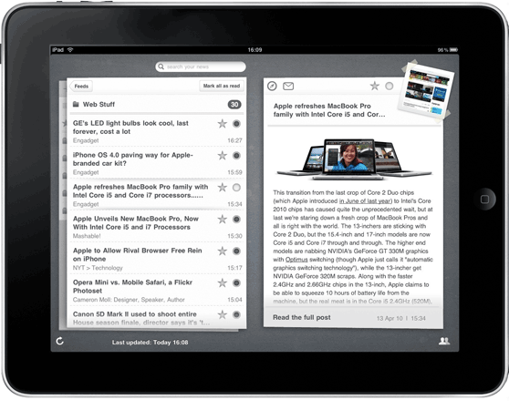 headline ipad