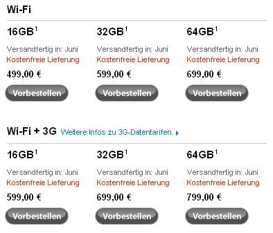 Levering Duitse iPads in juni