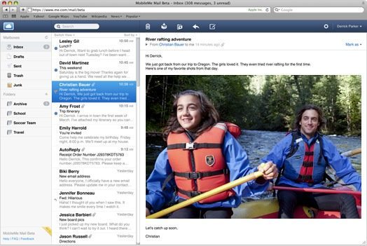 mobileme mail beta