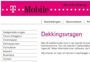 t-mobile dekking