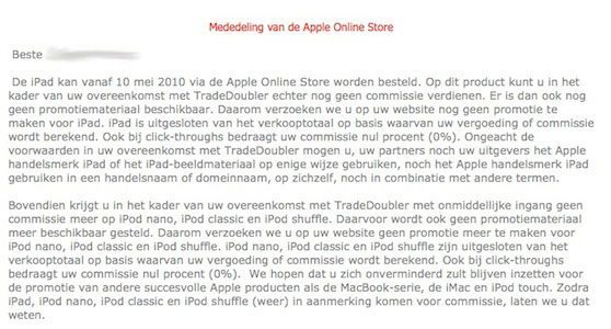 tradedoubler-mailing