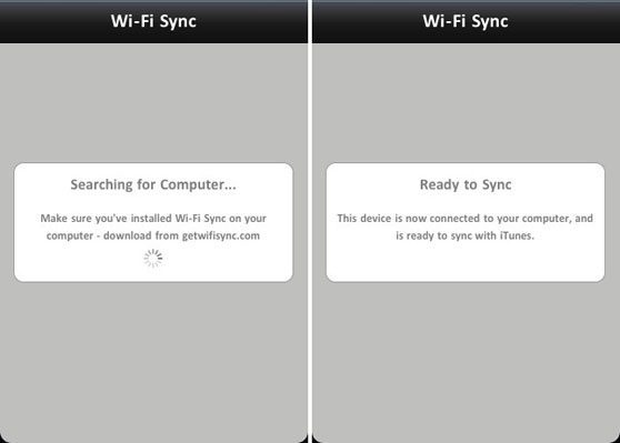 wi-fi sync