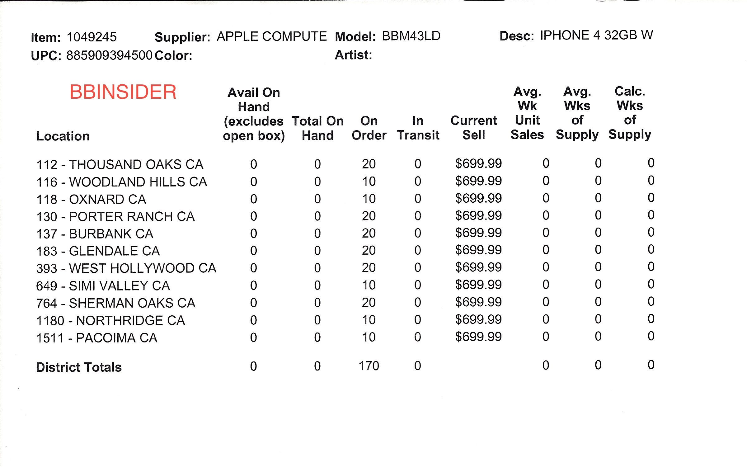 Witte iPhone 4-bestellingen bij Best Buy
