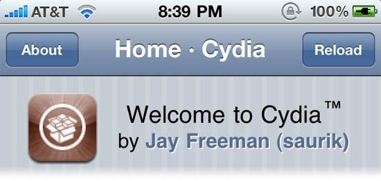 Cydia op de iPhone 4