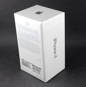 iphone doos achterkant