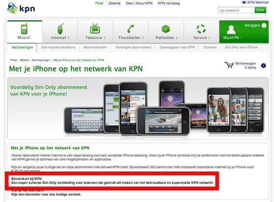 kpn iphone