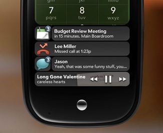 palm webos notificaties