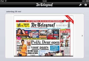 telegraaf hd ipad