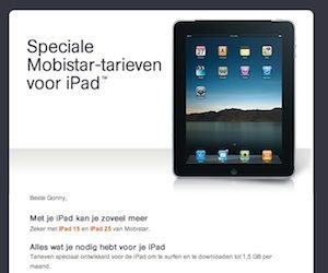 mobistar ipad tarieven