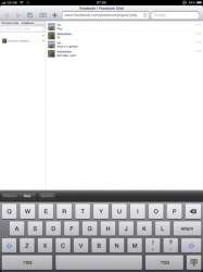 Facebook chat op de iPad