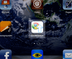 Chrome to iPhone