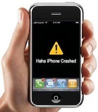 iphone crash