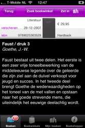 Boekdetails in de Boekshopper app