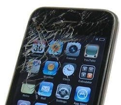 iphone broken screen
