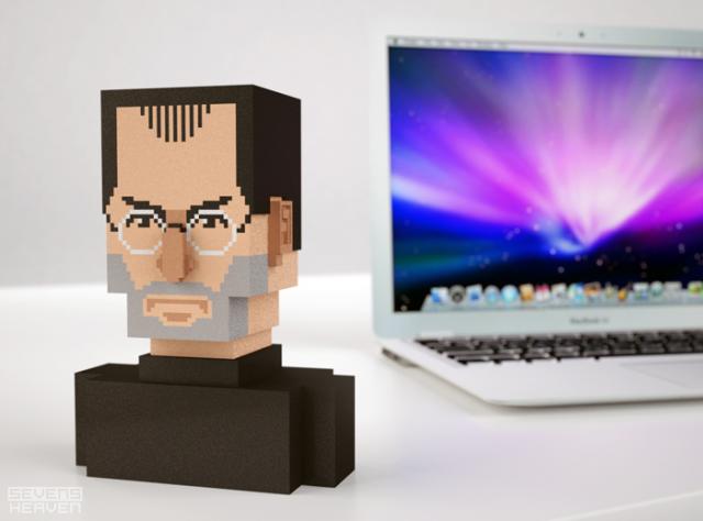 steve jobs bust