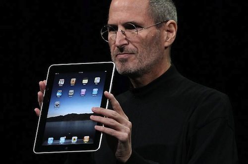 Steve Jobs met iPad