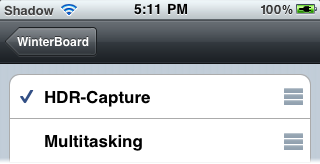 HDR Camera Enabler - Winterboard Settings