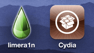 limera1n: Cydia geïnstalleerd