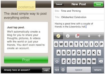 posterous iphone