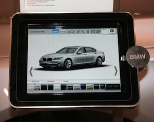 bmw ipad houder